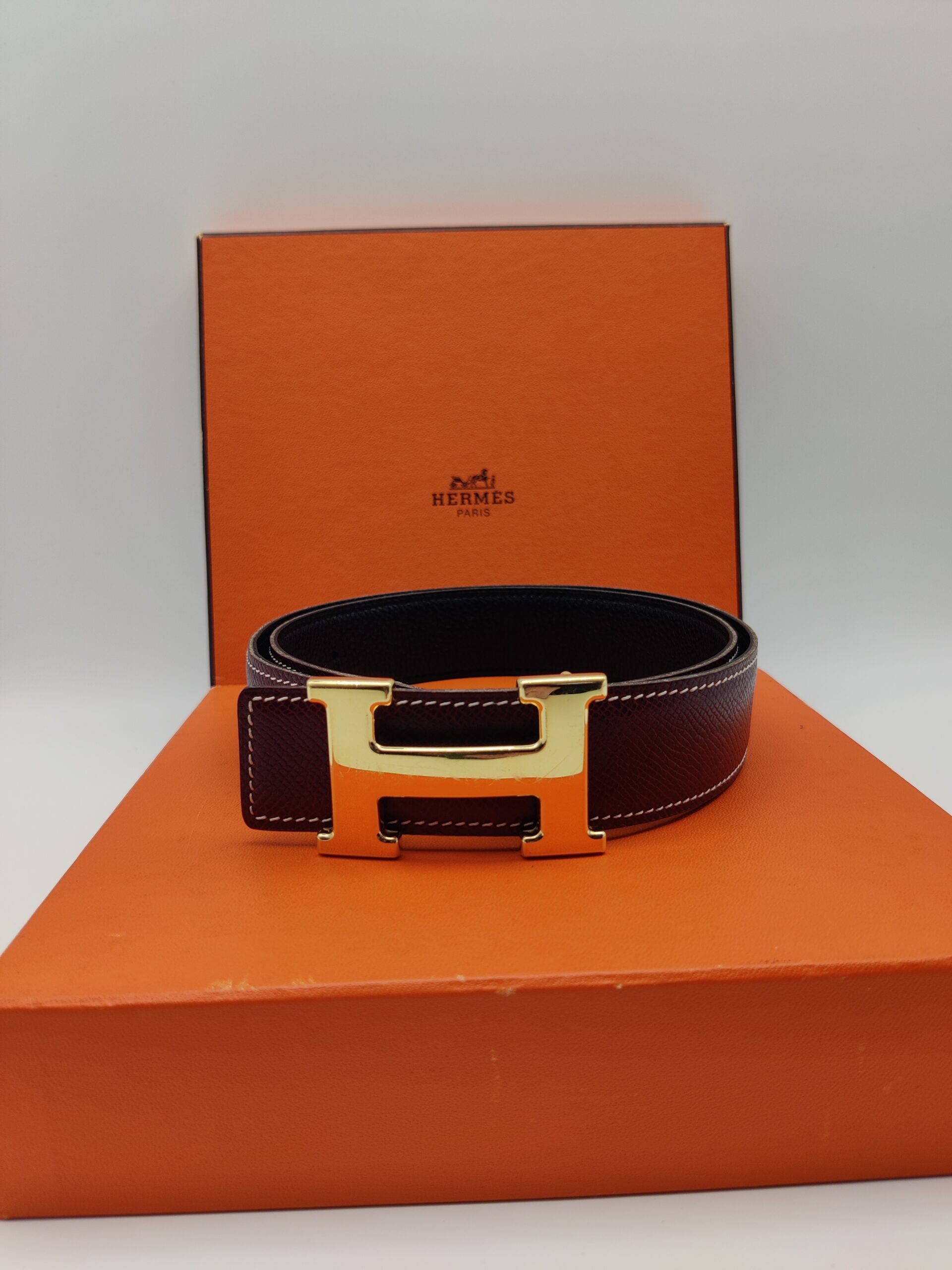Pre-owned Hermès Hermes constance-H reversible