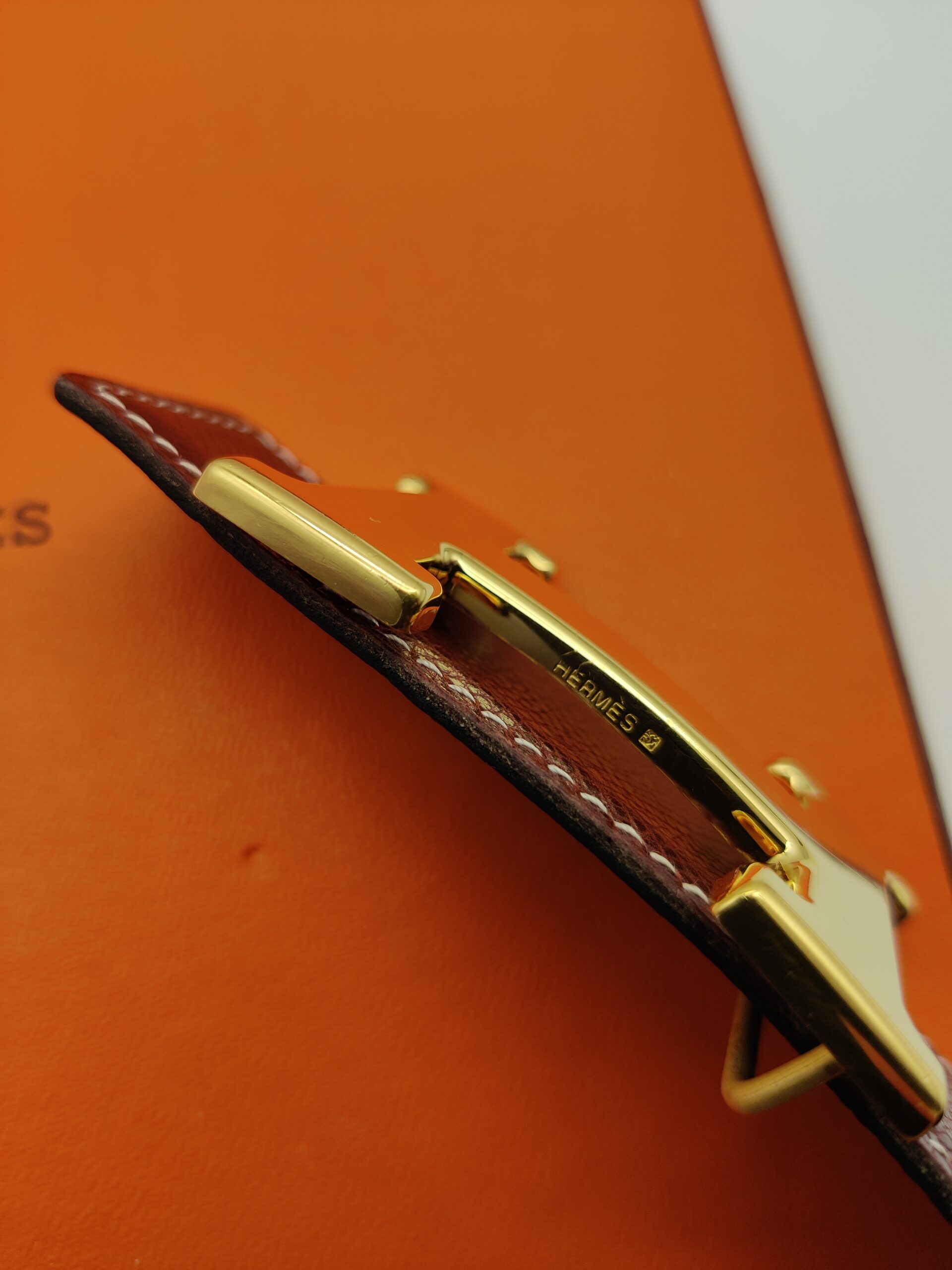 Pre-owned Hermès Hermes constance-H reversible 7