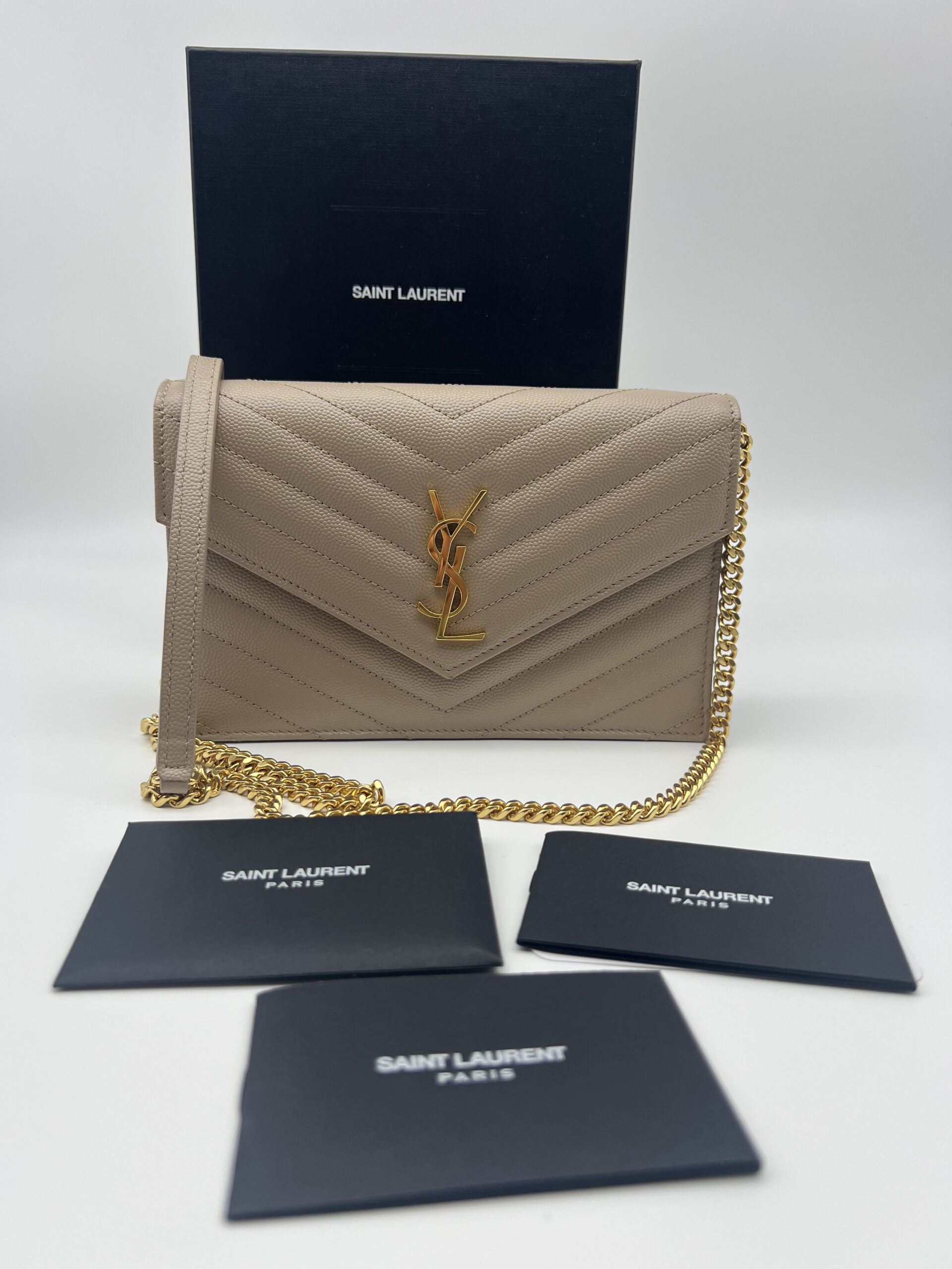 Pre-owned Saint Laurent YSL Cassandre envelope WOC